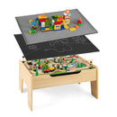 All In One Kids Activity Table Wooden Construction Play Table