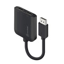 Alogic Displayport To Dual Hdmi Adapter 4K 30 Hz