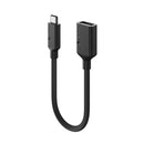 Alogic Elements Pro Usb C Male To Usb A Female Adapter 15Cm Black