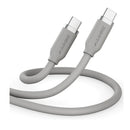 Alogic Usb C Silicone Flexible Charging Cable 240W Natural