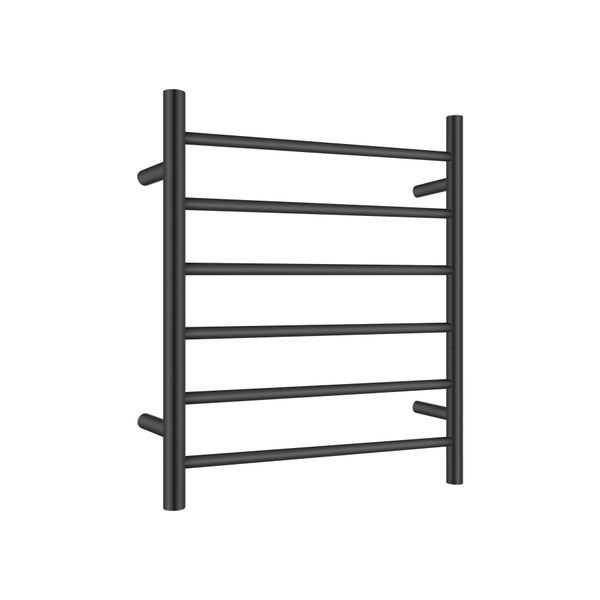 Aluminium Electric Heated Towel Rail Rack Ladder Warmer 6 Round Bars