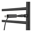 Aluminium Electric Heated Towel Rail Rack Ladder Warmer 6 Round Bars