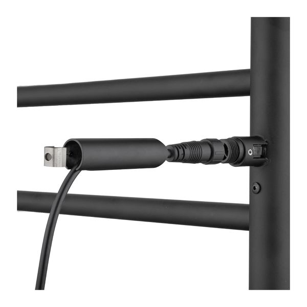 Aluminium Electric Heated Towel Rail Rack Ladder Warmer 6 Round Bars