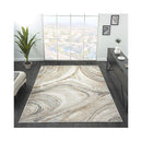 Amberly Sand Heat Set Polyester Rug