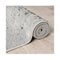 Amberly Silver Heat Set Polyester Rug