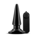 Anal Adventures Basic Vibrating Anal Pleaser Butt Plug Black
