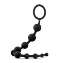 Anal Adventures Platinum 10 Anal Beads Black