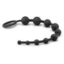 Anal Adventures Platinum 10 Anal Beads Black
