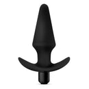 Anal Adventures Platinum Vibrating Plug Black 5 Inches Butt Plug