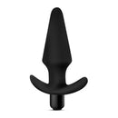 Anal Adventures Platinum Vibrating Plug Black 5 Inches Butt Plug