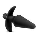 Anal Adventures Platinum Vibrating Plug Black 5 Inches Butt Plug