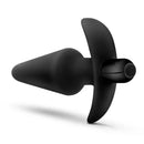 Anal Adventures Platinum Vibrating Plug Black 5 Inches Butt Plug