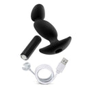 Anal Adventures Platinum Vibrating Prostate Massager 04 Black