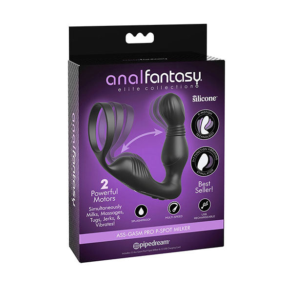 Anal Fantasy Elite Usb Rechargeable Prostate Massage With Cock Ring