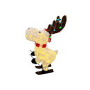 Animated Christmas Reindeer With 12 Colorful Lights And Ground Stakes