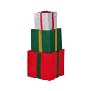 Animated Present Stack Santa Led Lights Christmas Tree Decoration