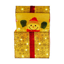 Animated Snowman In A Gift Box Led Christmas Tree Decoration