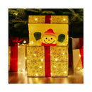 Animated Snowman In A Gift Box Led Christmas Tree Decoration