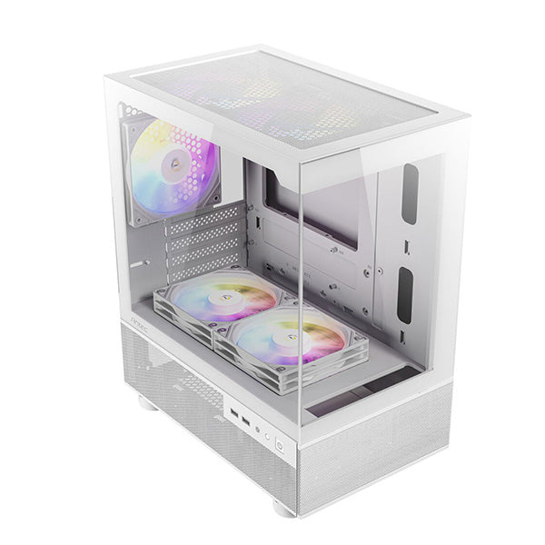 Antec Cx200M Rgb Elite Matx 270 Degrees View Mesh Front