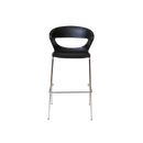 April Indoor Hospitality Stool With Footrest Bar Black