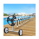 Aquabuddy Solar Swimming Pool Cover Roller 400 Micron Blanket Adjustable 650Cmx300Cm