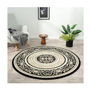 Aristocrat Black Round Rug
