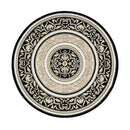Aristocrat Black Round Rug