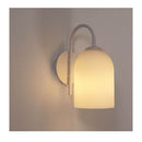 Arley Opal Matt Wall Light