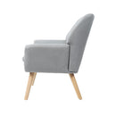 Armchair Lounge Chair Linen Accent Tub  Sofa