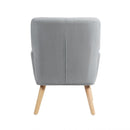Armchair Lounge Chair Linen Accent Tub  Sofa