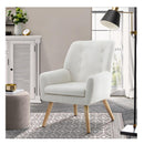 Armchair Lounge Chair Linen Accent Tub  Sofa