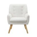 Armchair Lounge Chair Linen Accent Tub  Sofa