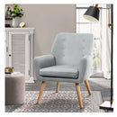 Armchair Lounge Chair Linen Accent Tub  Sofa