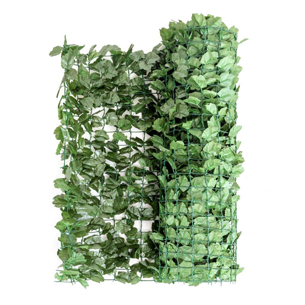 Artificial Hedges Panel with Ivy Leaves for Garden 150 X 240 cm