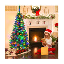 Artificial Pencil Christmas Tree With 150 Colorful Led Lights