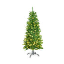Artificial Pencil Christmas Tree With Warm White