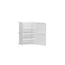 Shoe Cabinet Diy Shoe Box White Storage Cube Portable Organizer Stand