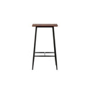 Bar Table Industrial Dining Desk High Wood Kitchen Shelf Wooden Cafe