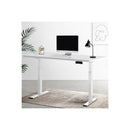 Standing Desk Electric Height Adjustable Sit Stand Desks White 140Cm