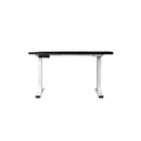Standing Desk Electric Adjustable Sit Stand Desks White Black 140Cm