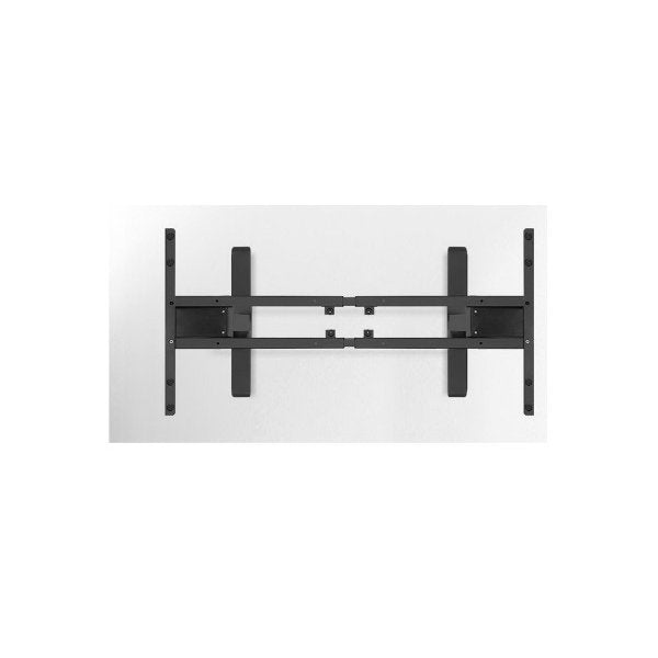 Standing Electric Height Adjustable Sit Stand Desk Black Oak 140Cm