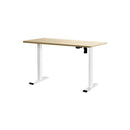 Electric Standing Motorised Adjustable Sit Desk White Oak