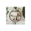 Floating Wall Shelves Brackets Round 3 Tiers Display Wall Mount Rack