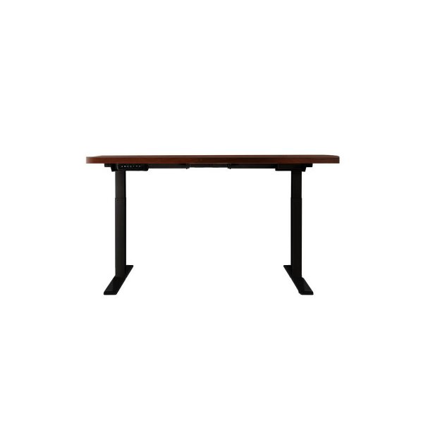 Standing Desk Electric Height Adjustable Sit Stand Desks Black Walnut