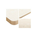 Standing Electric Height Adjustable Sit Stand Desk White Oak 140Cm