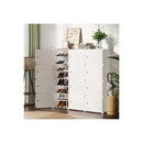 Diy Shoe Box Cabinet White Storage Cube Portable Organiser Stand