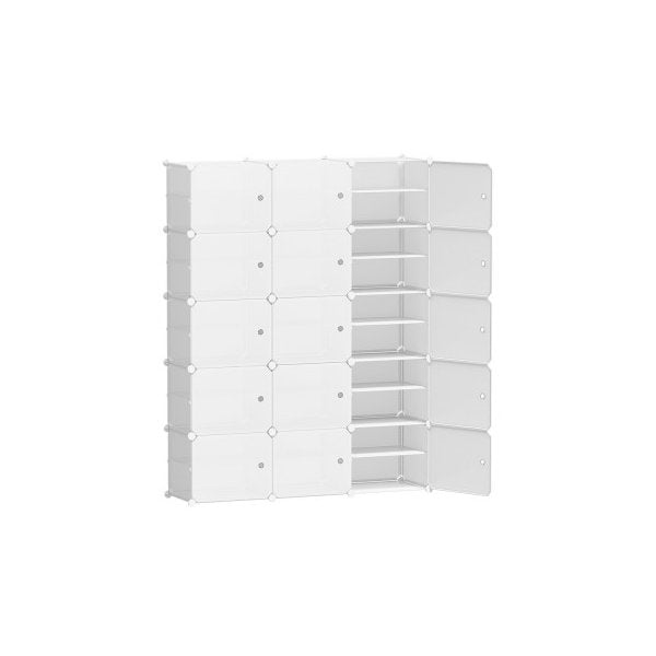 Diy Shoe Box White Cube Portable Organiser Storage Stand