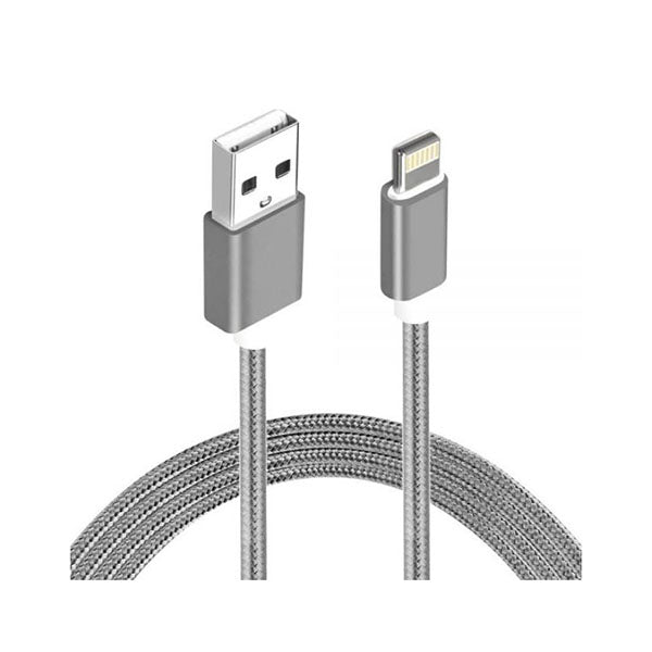 Astrotek Usb Lightning Data Sync Charger Grey White Cable For Iphone