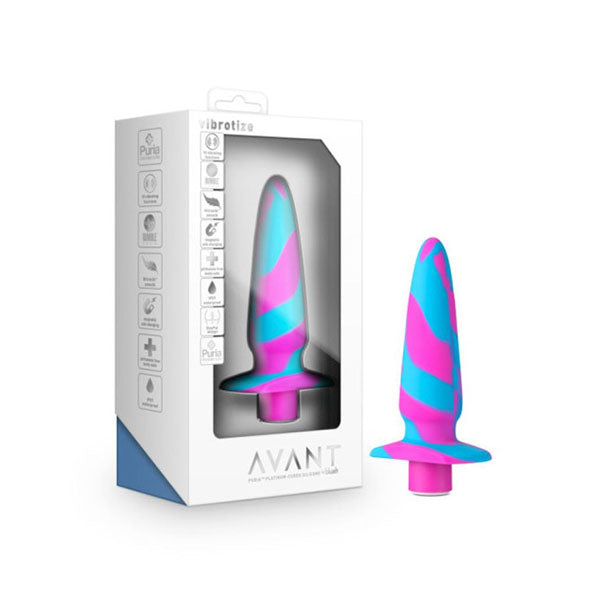 Avant Vibrotize Silicone Mini Anal Vibe Fuchsia