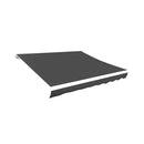 Awning Top Sunshade Canvas Anthracite 400X300 Cm